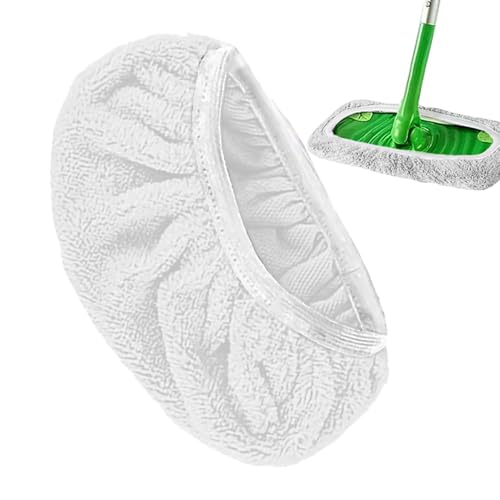 Pads de microfibra MOP: configuración sin costura, telas de barrido, fácil de limpiar | Almohadillas reutilizables para ahorro de tiempo, almohadilla húmeda para cualquier tipo de piso, trapeador
