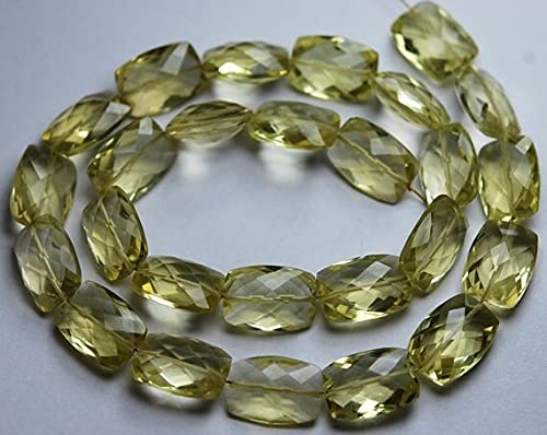Quartz citron perles de quartz pour créer vos bijoux d'été personnalisés