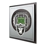 YouTheFan NFL Las Vegas Raiders 3D Stadium Series Wall Art