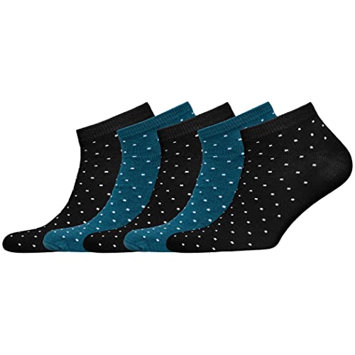 Nudus Men’s Classic Cotton Socks - 5 Pair Socks For Running - 10-13 Size #TOP21