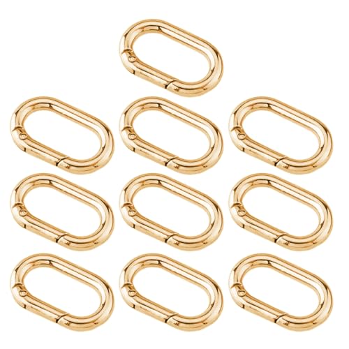 Pack of 10 Oval Necklace Clasps Multifuntional Jewelry Finding Oval Clasp