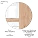 trendteam Muebles, Armario suspendido, Roble, Blanco, 37 x 80 x 31 cm