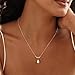 Pearl Necklaces for Women Trendy,14K Gold Plated CZ Pearl Pendant Necklace Simple Wedding Necklace Gold Pearl Choker Necklaces for Women Fashion Formal Gold Prom Jewelry Bridesmaids Gifts
