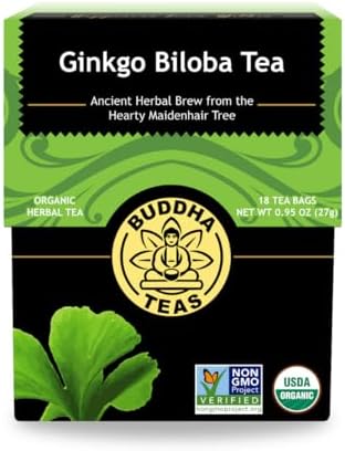 Buddha Teas Organic Ginger Root Tea - Herbal Tea, Caffeine Free