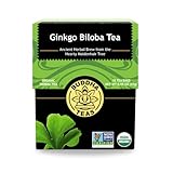 Buddha Teas - Ginkgo Biloba - Organic Herbal Tea - For Cognitive Balance & Overall Health - With Vitamin C - Energizing Blend - Caffeine Free - 100% Kosher & Non-GMO - 18 Tea Bags (Pack of 1)