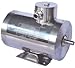 Teco WPV0024C, 2 HP, 1800 RPM, TEFC, 145TC Frame, 208/230/460 Volt, 3 PH, Stainless Steel Washdown, Round Body C-Face AC Electric Induction Motor