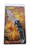 Lansky Sharpeners LKN222 Pocket Knife 4' Folding Blade Plain Edge Drop Point