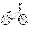 ELITE BICYCLES BMX Bicycle 18'', 20'' & 26'' Model Freestyle Bike - 3 Piece Crank (White, 18'') #2