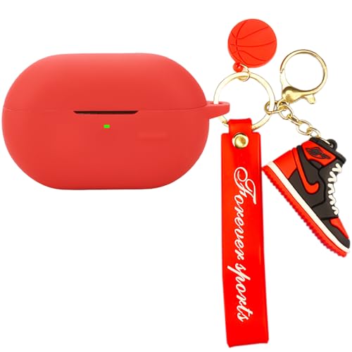 KOMININA ケース SoundPeats PearlClip Pro 用 ケース 可愛い ワイヤレス イヤホンケース SoundPeats PearlClip Pro 用 カバー 装着充電可能 落下防止 キズ防止 耐衝撃 防水 防塵 シリコン イヤホ