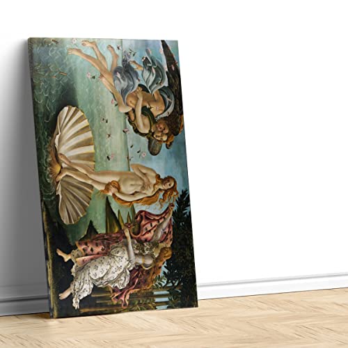 Tableau Vénus de Botticelli : impression sur toile d'art d'exception 60x96 cm - 4