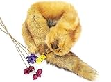 Chunxiao Women's Winter Real Whole Skin Fox Fur Scarf Warm red Fox Fur Cape