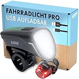 ✅ LIEFERUMFANG – Neben einem wasserdichten Front- und Rücklicht (IPX5 / IPX4) werden außerdem eine Halterung für Dein Lenker, ein elastischer Gummispanner für dein Rücklicht, Beilaggummis um die Rutschfestigkeit zu garantieren und ein USB-Ladekabel mitgeliefert.