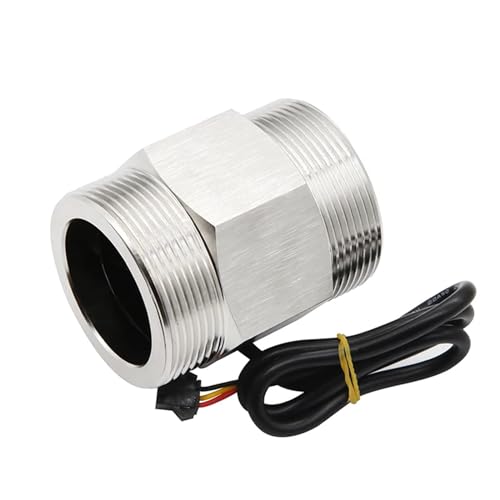 Sensor de flujo de agua de 1-1/2" de acero inoxidable: control eficiente de líquidos DC 5-18V 3