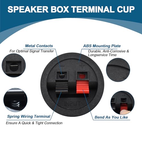 Terminal para caja de altavoz, pack de 2 unidades miniatura 4