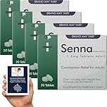 4 Pack - Constipation Relief for Adults – Fast-Acting Laxatives for Constipation – Natural Stool Softeners for Adults