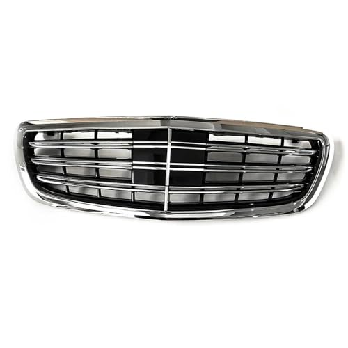 Calandre de course en ABS argent pour Mercedes Benz Classe S W222 de 2014 à 2019