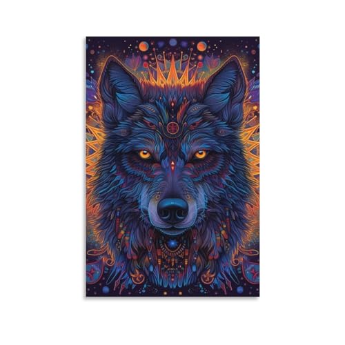 Cuadros decorativos de lobos: la solución para paredes vacías y sosas