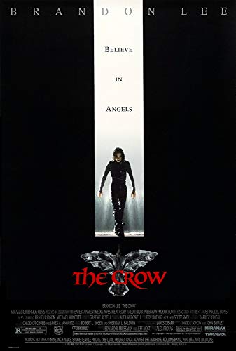 Image of Branden Lee The Crow Vintage Classic movie Poster Art Print A3 & A4 (A3)