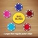 GSE Games & Sports Expert Small Blind, Big Blind, Dealer Button - Set of 3 Casino Texas Hold‘em Poker Button for Gambling Card Games, Poker Nights, Tournaments