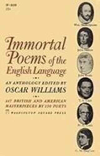 Immortal Poems of the English Language B000GSBH3A Book Cover