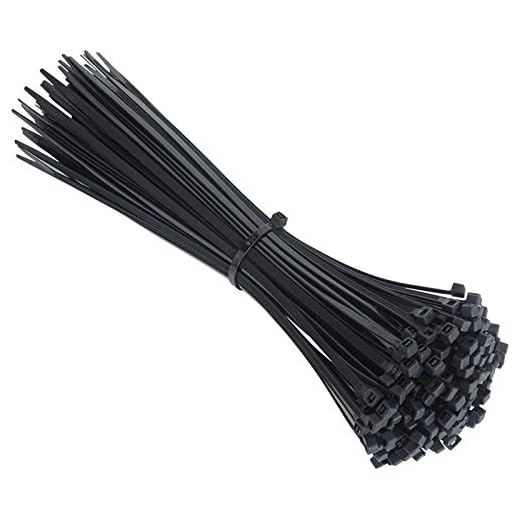 Lätt att använda Plast Nylon Cable Tie 100 st Svart 5x300 Kabel Tie Fixing Ring 3x200 Kabel Tie Zipper med 5x200 Självlåsande nylonkabel slips (Color : 3x100(black) 100pcs)