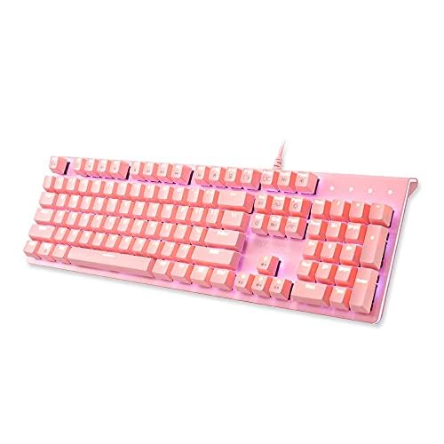 Clavier mécanique touches Cherry MX marron i-rocks K75M rétroéclairé LED - 2