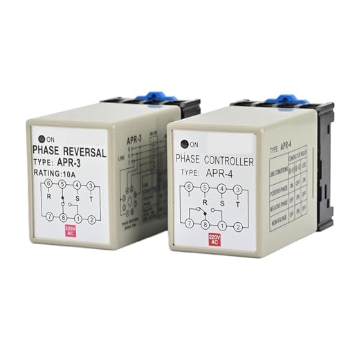 Contrôleur de phase APR-4 prévient la perte de phase et l'inversion 380V - 2