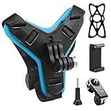 gopro sj700 Materiales de alta calidad: nuestro soporte para casco de motocicleta está hecho de silicona/ABS y nailon de alta calidad, seguro y estable, resistente al desgaste y duradero. El diseño de la correa puede fijar firmemente la cámara para garantizar una toma estable sin resbalones ni tambaleo. En comparación con el estilo antiguo con esquinas afiladas, este estilo utiliza esquinas redondeadas para evitar posibles problemas de seguridad.