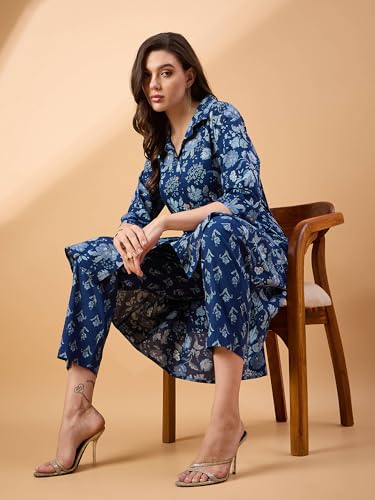 Image of TANISHA Women's Cotton Blend Co-ord Set