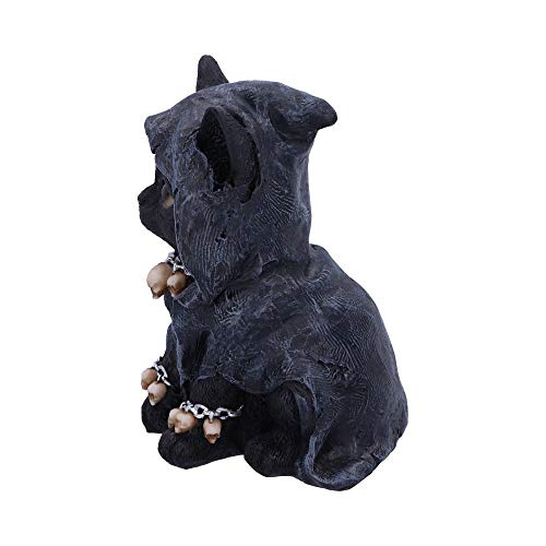 Nemesis Now U4930R0 Grim Reaper Cat Figurine, Hand-Painted Black Kitten With Olive Eyes And Skull Charms, Gothic Collectible Decor thumb #1