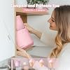 BRIOBITE Soft Serve Ice Cream Maker Machine Rechargeable Compact for Homemade Gelato,Sorbet & Frozen Yogurt, Stylish Pink Design,Perfect for 1-2 Servings,Best Gift for Couples & Families