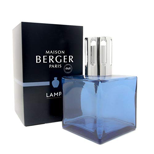 Lampe Berger Model Cube - Blue - Home Fragrance Diffuser - 3x3x5 inches