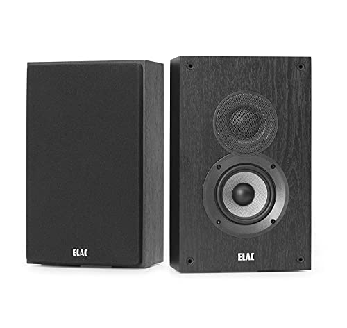 ELAC Debut 2.0 OW4.2 On-Wall Speakers, Black (Pair) (Renewed)