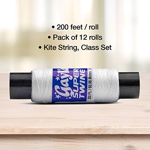Super Twine Kite String Class Set (Pkg. of 12 Rolls)