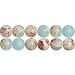 DIY Handmade Necklace Bracelet Earrings Jewelry Craft Designing Beads 6mm Blue Imperial Jasper Semi Precious Stone in Bulk Wholesale One Strand 15 Inch Apx 60 Pcs