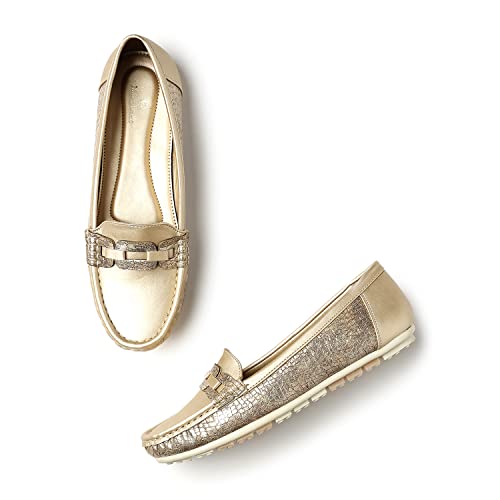Image of Marc Loire Women Soft Comfortable Flat Loafers for Casual & Office Wear