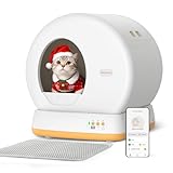 Picture of MeoWant Self-Cleaning Cat Litter Box, Advanced Safety System Automatic Cat Litter Box Perfect for Multi Cats, Extra Large/Odor Control/APP Control Smart Cat Litter Box with Mat & Liner, Yellow