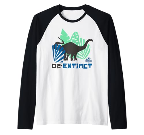 Jurassic World De-Extinct Raglan Baseball Tee t-shirt manches trois quarts homme et ado