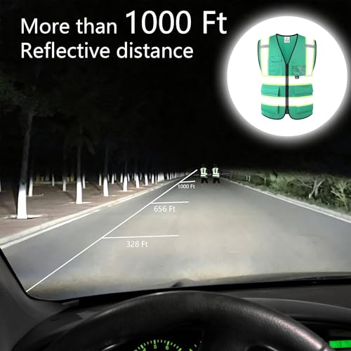 Image of Safety Vest for Men Women Reflective Construction Vest