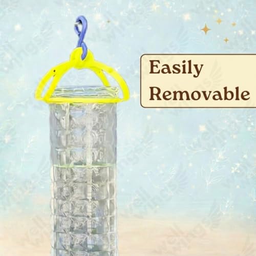 Image of Bird Feeder and Waterer Set with Hanging Brackets - 2-in-1 Wild Bird Feeding Station for Outdoors - Weatherproof Seed Dispenser & Hydration Kit for Garden, Patio & Balcony (2 Pack Water)
