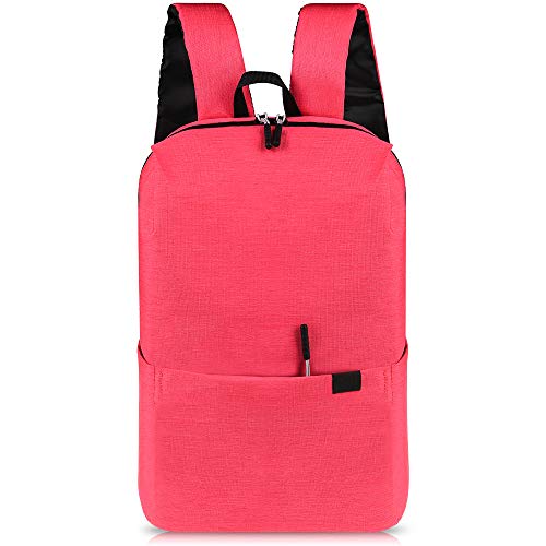 Image of School Backpack,Casual Laptop Bag for Men Women Boys Girls /Office School Day Pack Bag(Pink)