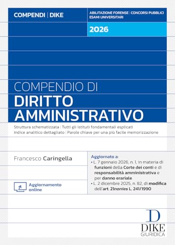 Compendio di diritto amministrativo 2026. Con aggiornamento online