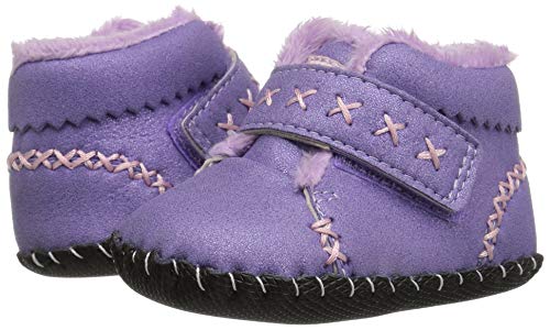 Pediped Baby-Girl's Rosa Ankle Boot, Lavender Shimmer, 22 Child Eu Toddler (6-6.5 Us) #TOP6