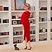 Barbie Inspiring Women Doll, Isabel Allende Collectible with in Red Dress with Book Accessory & Pet