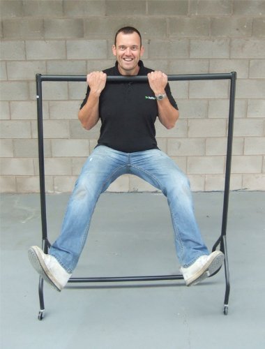 The Shopfitting Shop SUPER Heavy Duty Clothes Rail Garment Rail 6ft Long x 5ft High