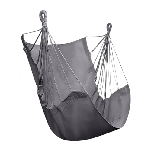 yakermur - Silla colgante para muebles de exterior (150 kg, asiento cómodo y relajante), soporte para jardín, dormitorio, 1 habitación