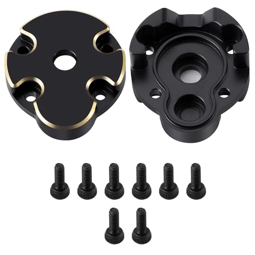 Runup Lot de 2 boîtiers de direction en laiton lourd pour Redcat Ascent Rock Crawler 1/18 pièces de mise à niveau