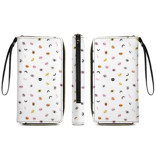 Women's Fashion Water-resistant All Boobs Breast Are Beautiful White Leather Wallet, High Capacity, Perfect for Daily Carry3