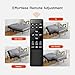 Amada Queen Adjustable Bed Frame and 12 Inch Cooling Gel Memory Foam Mattress Set, Massage, Head & Foot Incline, Wireless Remote, USB Ports, LED Night Light, Medium Firm Support