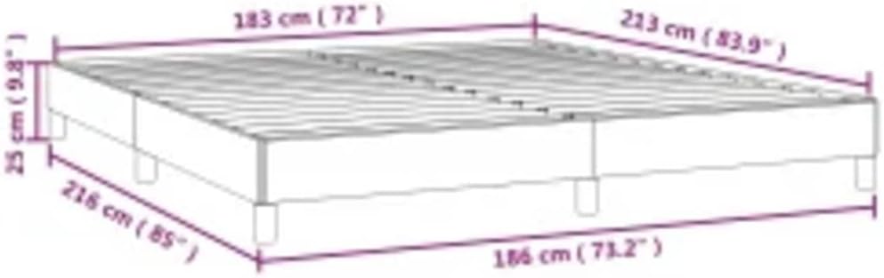 California King Bed Frame Light Gray Polyester Upholstered Platform with Sturdy Engineered Wood, Minimalist Modern Bedroom Furniture, Easy Assembly, Mattress Support Foundation